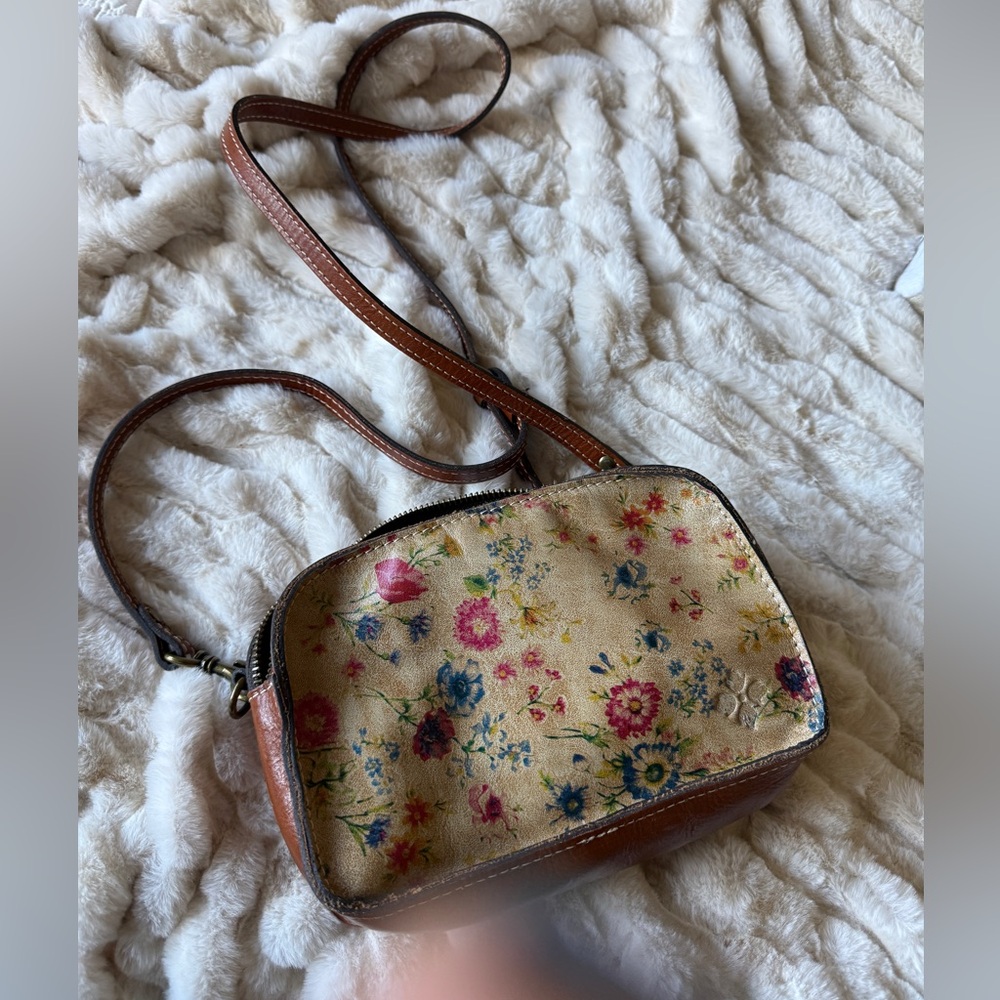 Patricia Nash Floral Tan and Brown Women's Bag